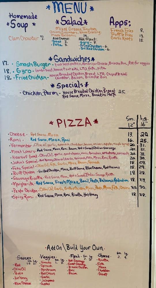Tomassoni's Bistro PIZZA
